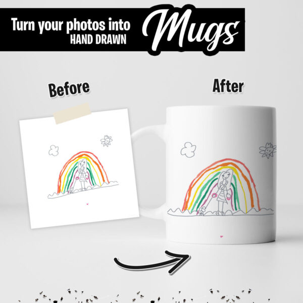 CUSTOM KIDS DRAWING MUG - Imagen 3