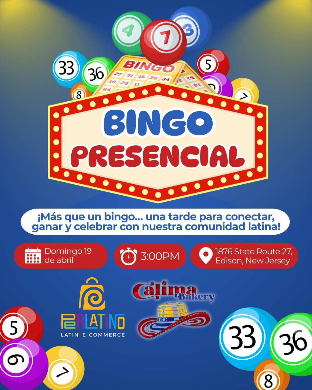 BINGO FEST PERLATINO - PRESENCIAL