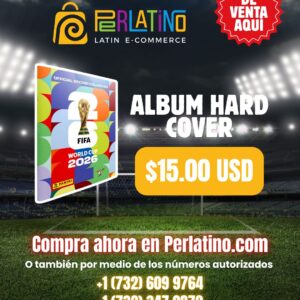 ÁLBUM PANINI MUNDIAL 2026 – TAPA DURA (HARD COVER)