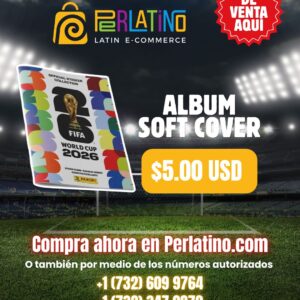 ÁLBUM PANINI MUNDIAL 2026 – TAPA BLANDA (SOFT COVER)