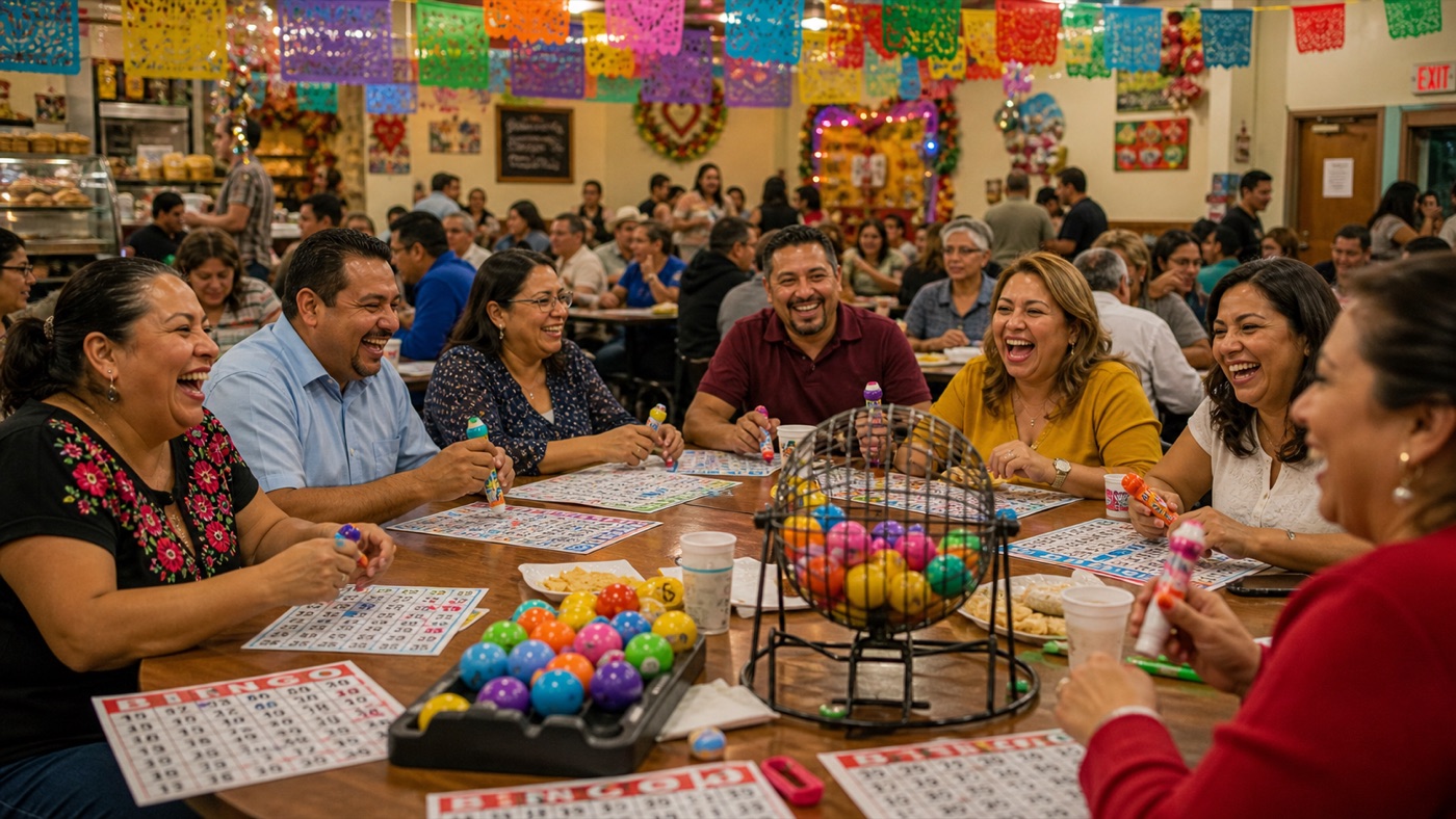 Bingo Perlatino - momento del evento