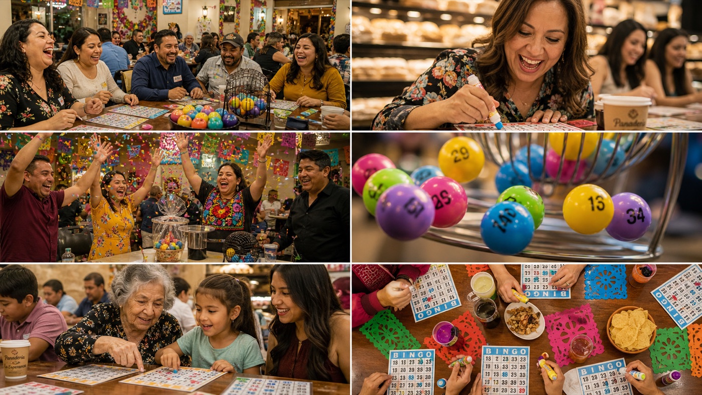 Bingo Perlatino - momentos del evento
