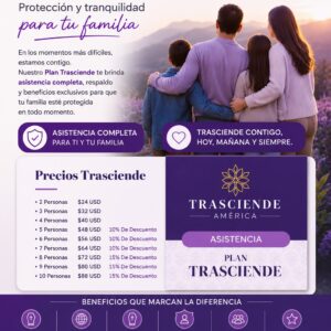 PLAN TRASCIENDE – PLAN FAMILIAR PARA 2 PERSONAS