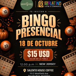 GRAN BINGO EN SALENTO HOUSE COFFEE - PRESENCIAL