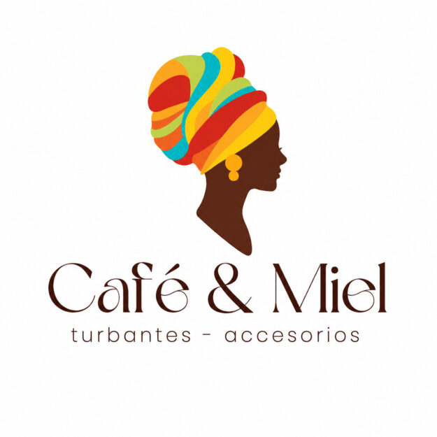TURBANTES CAFÉ Y MIEL