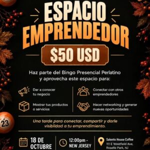 HALLOWEEN BINGO FEST PERLATINO | ESPACIO EMPRENDEDORES