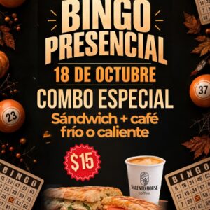 SÁNDWICH CHICKEN CHIPOTLE | HALLOWEEN BINGO FEST PERLATINO
